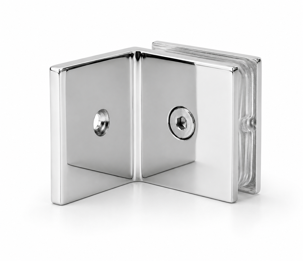 2x2 Offset Glass Shower Clamp