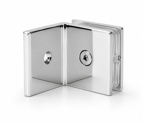 2x2 Offset Glass Shower Clamp