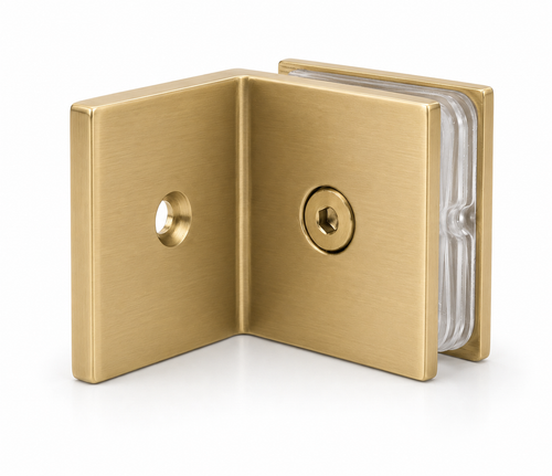 2x2 Offset Glass Shower Clamp