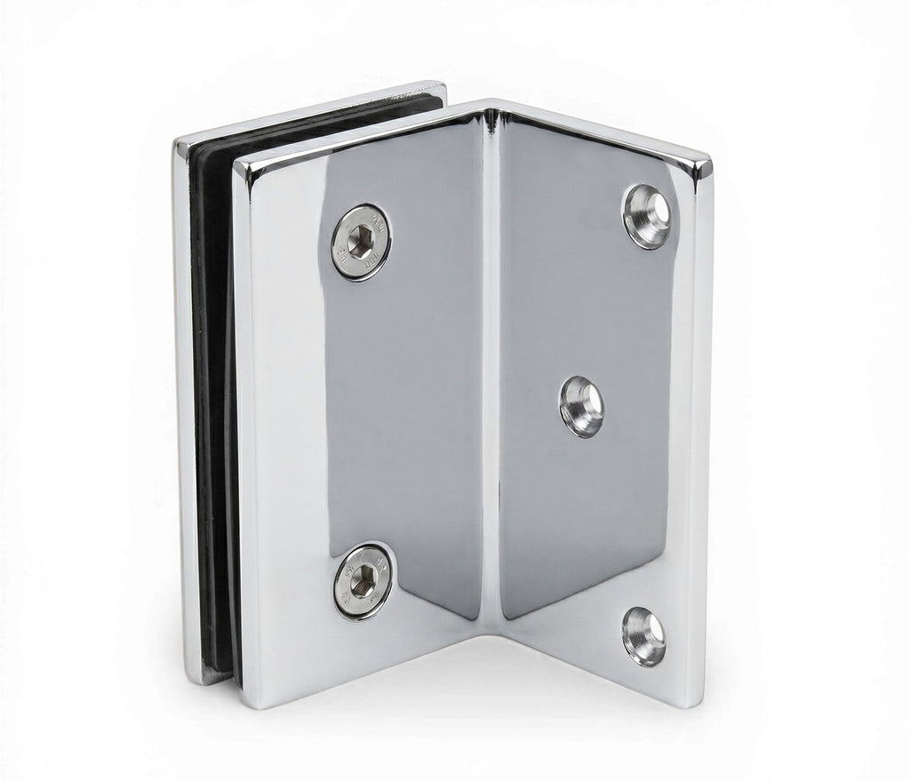 Offset Heavy Duty Glass Shower Clamp