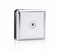 2x2 Beveled Glass Shower Clamp