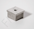 Threaded End Cap for 40x40mm Square Handrail-SS