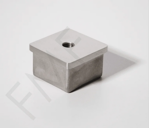 Threaded End Cap for 40x40mm Square Handrail-SS