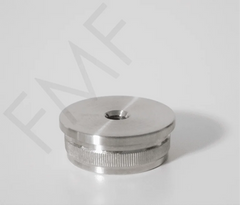 Threaded End Cap for 42.4mm Round Handrail-SS