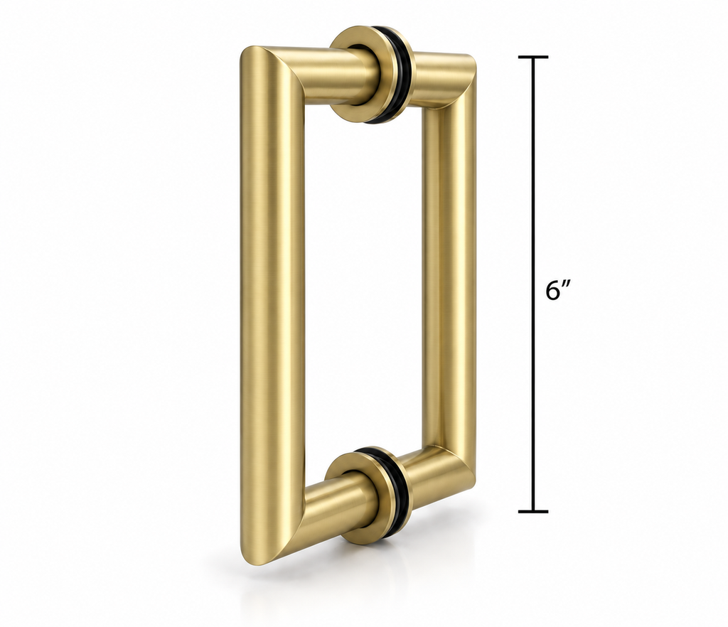 Mitered Shower Door Handle