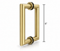 Mitered Shower Door Handle