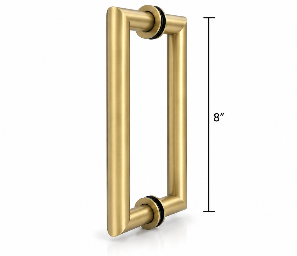 Mitered Shower Door Handle