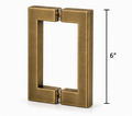 Square Shower Door Handle