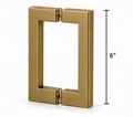 Square Shower Door Handle