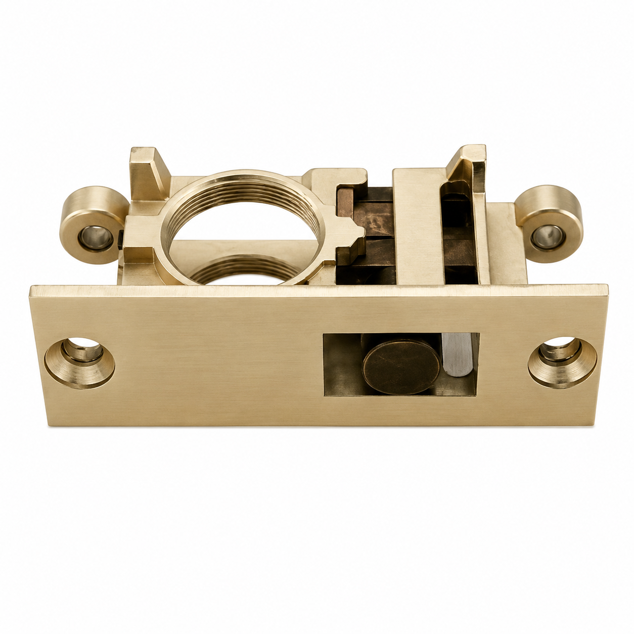 Door Rail Lock Mount for 4" Commercial Rails