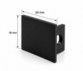 End Cap for 12mm Glass U-Channel