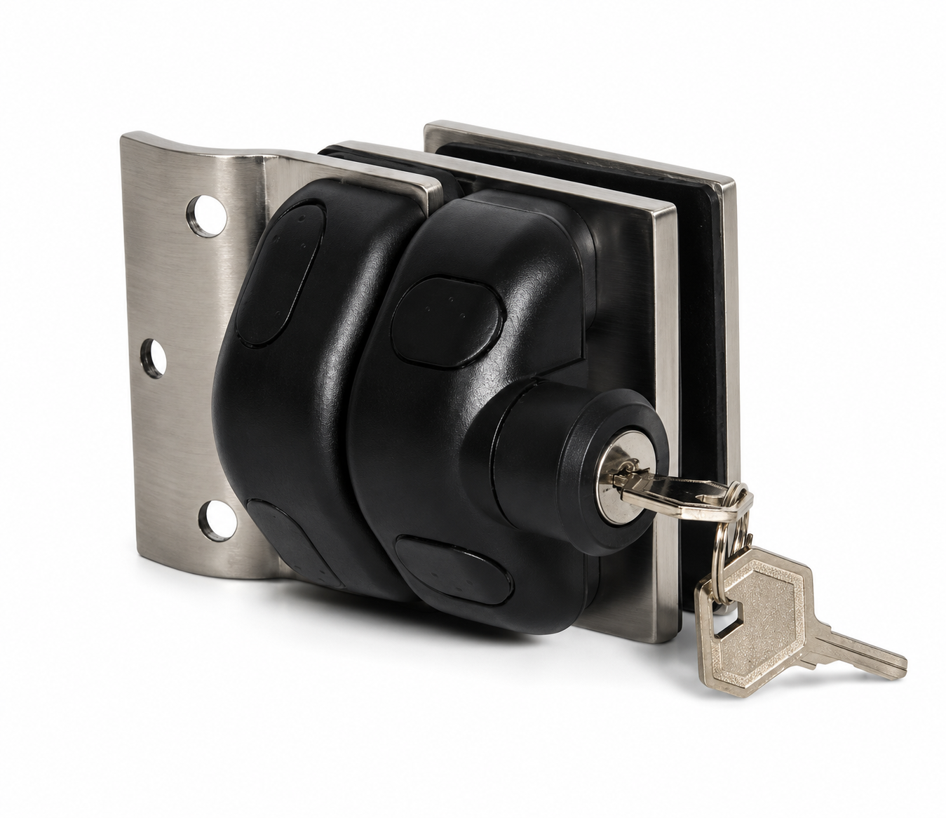 42.2mm Ø Post Mount Magnetic Gate Lock-SS