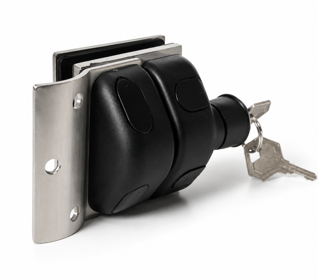 42.2mm Ø Post Mount Magnetic Gate Lock-SS
