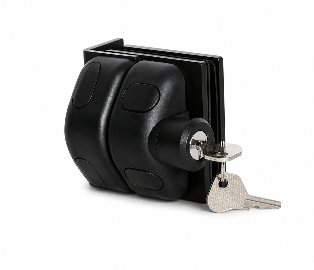 Square Post Glass Fence Lock
