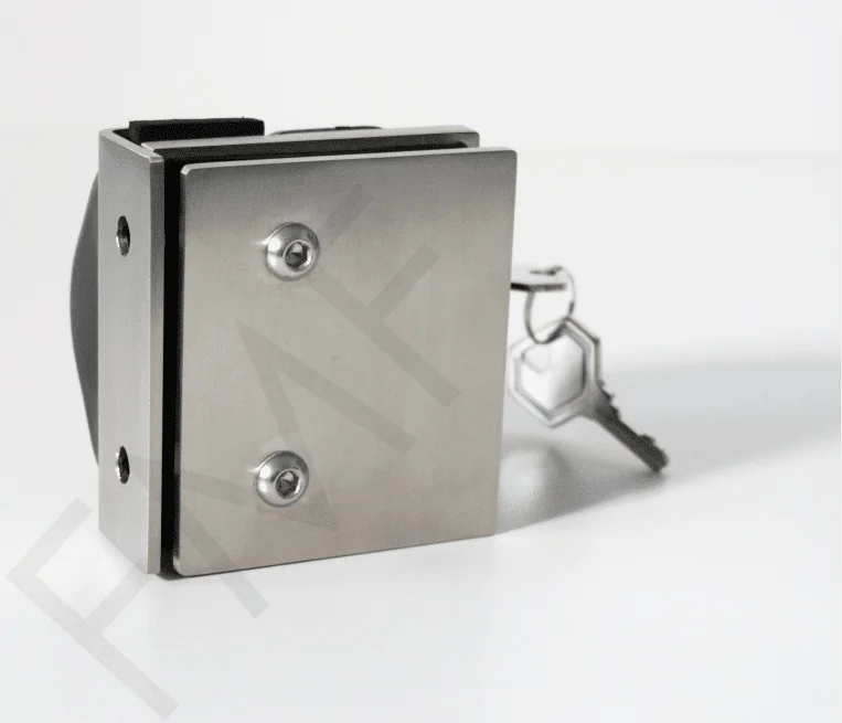 Square Post Glass Fence Lock