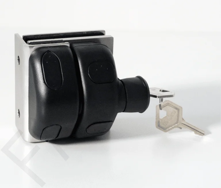 Square Post Glass Fence Lock