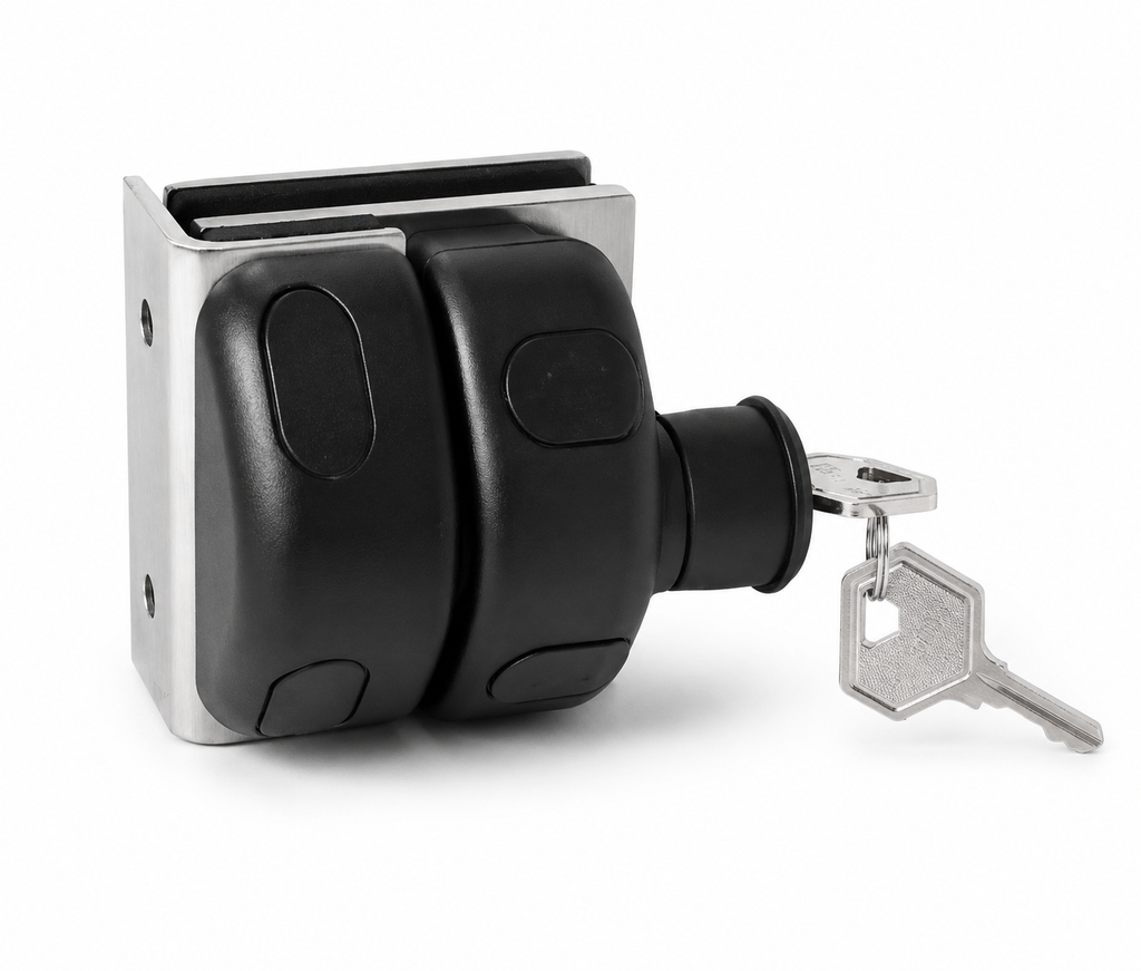 Square Post Glass Fence Lock