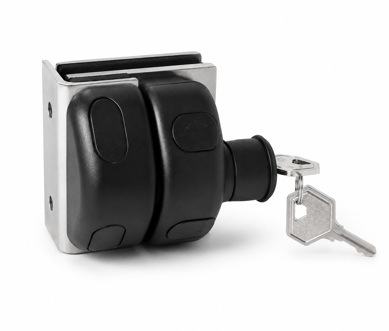 Square Post Glass Fence Lock