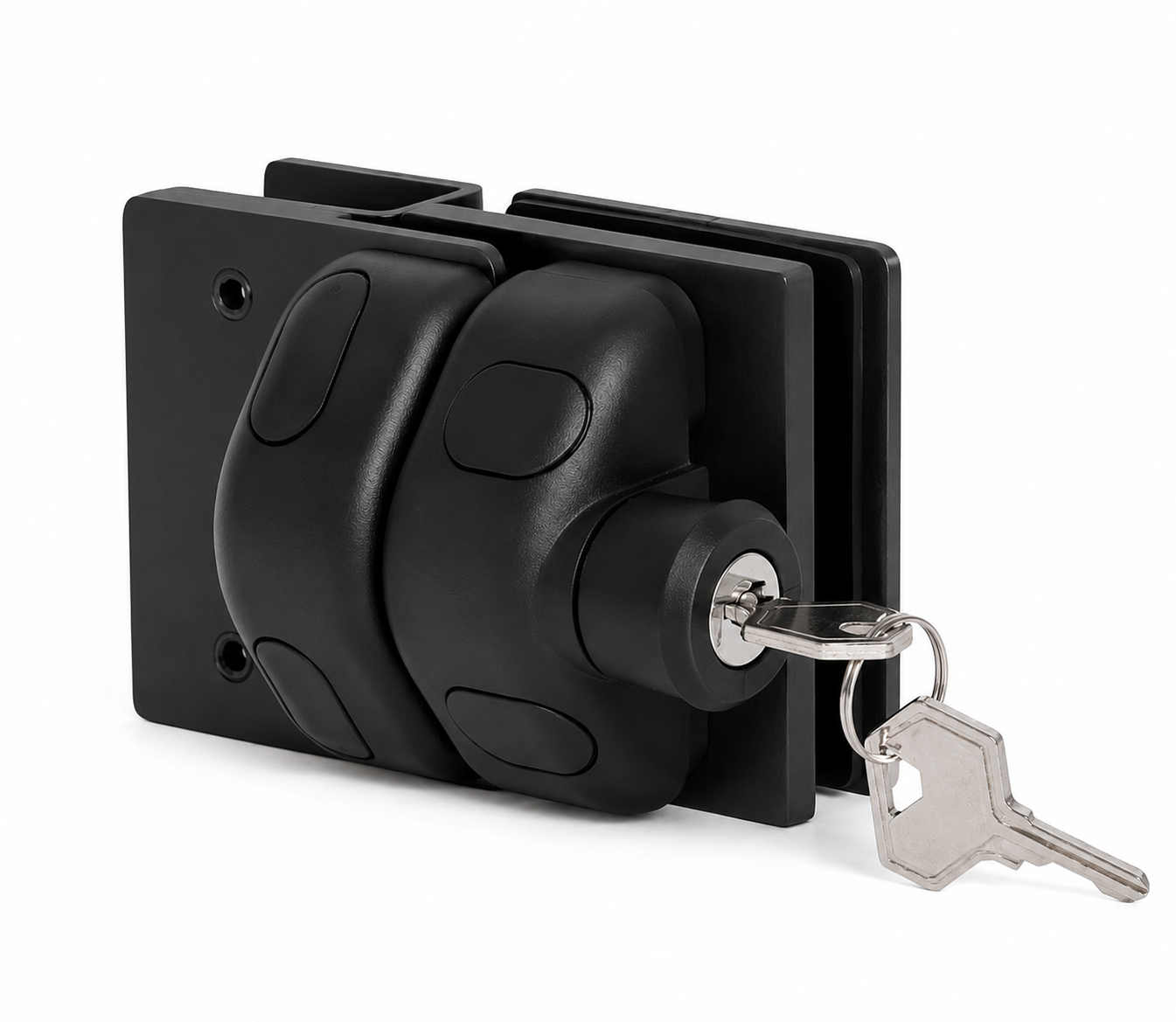 180° Left Open Glass-to-Glass Fence Lock