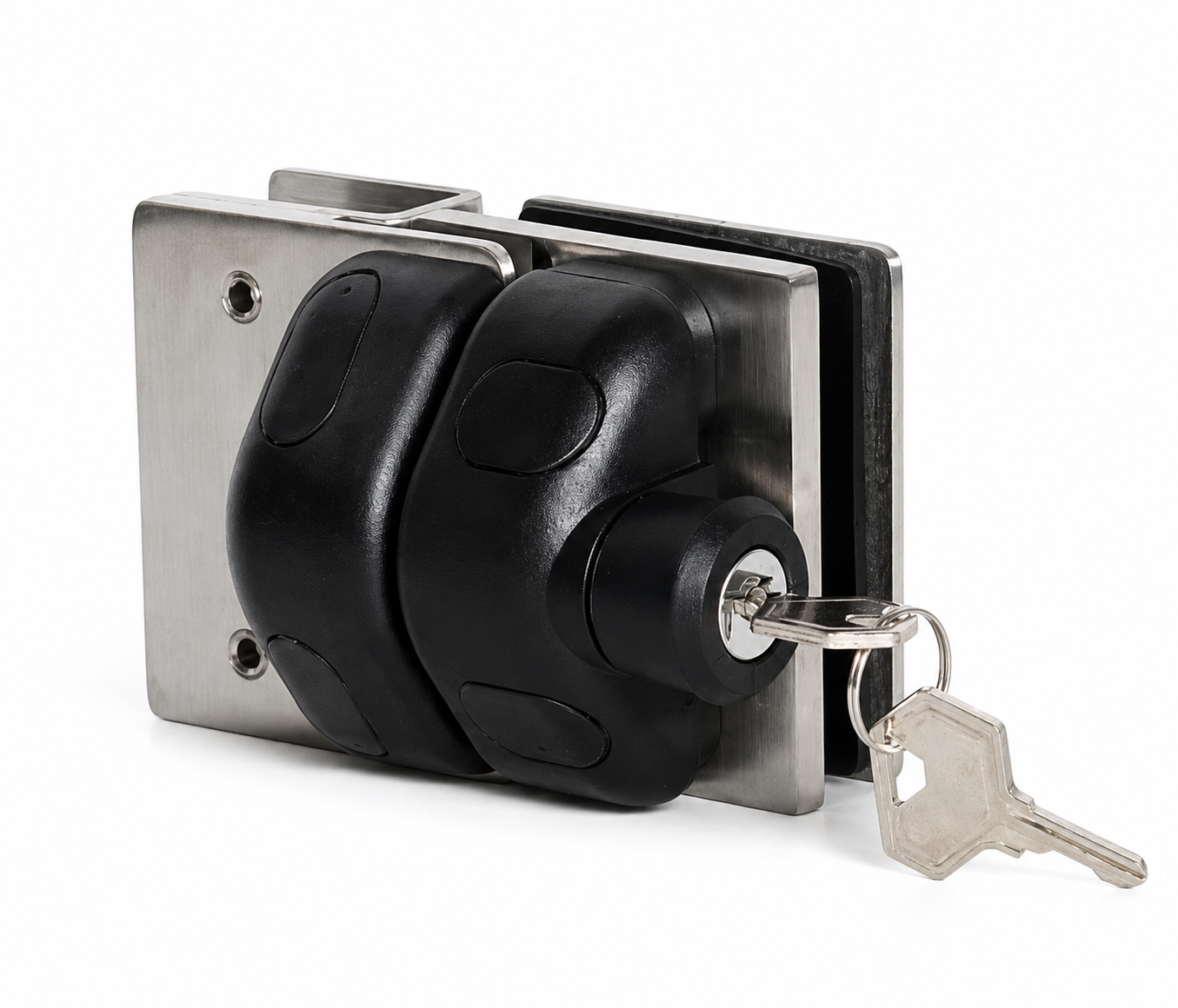 180° Left Open Glass-to-Glass Fence Lock