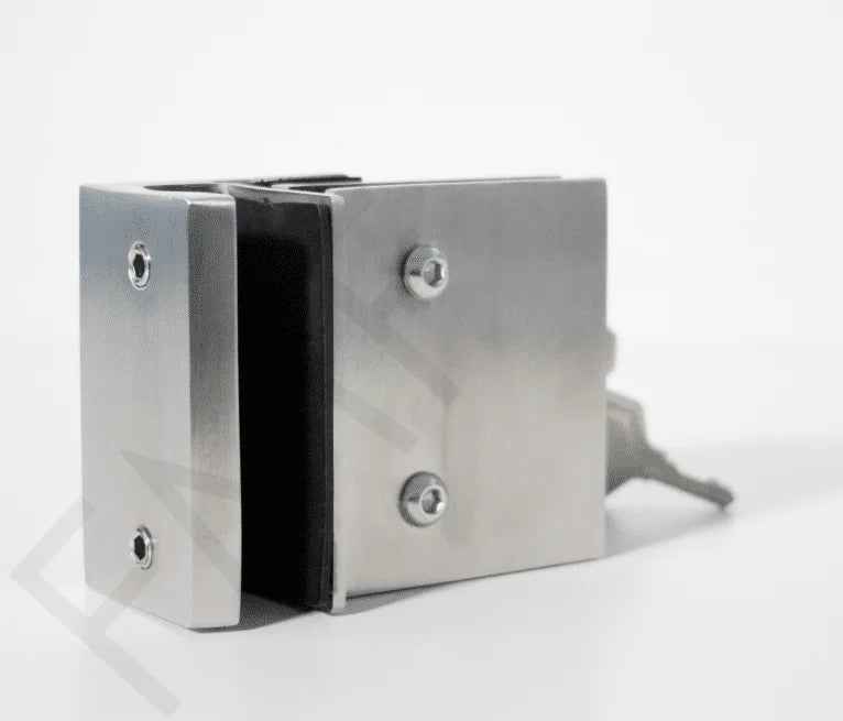 90° Left Open Glass-to-Glass Fence Lock