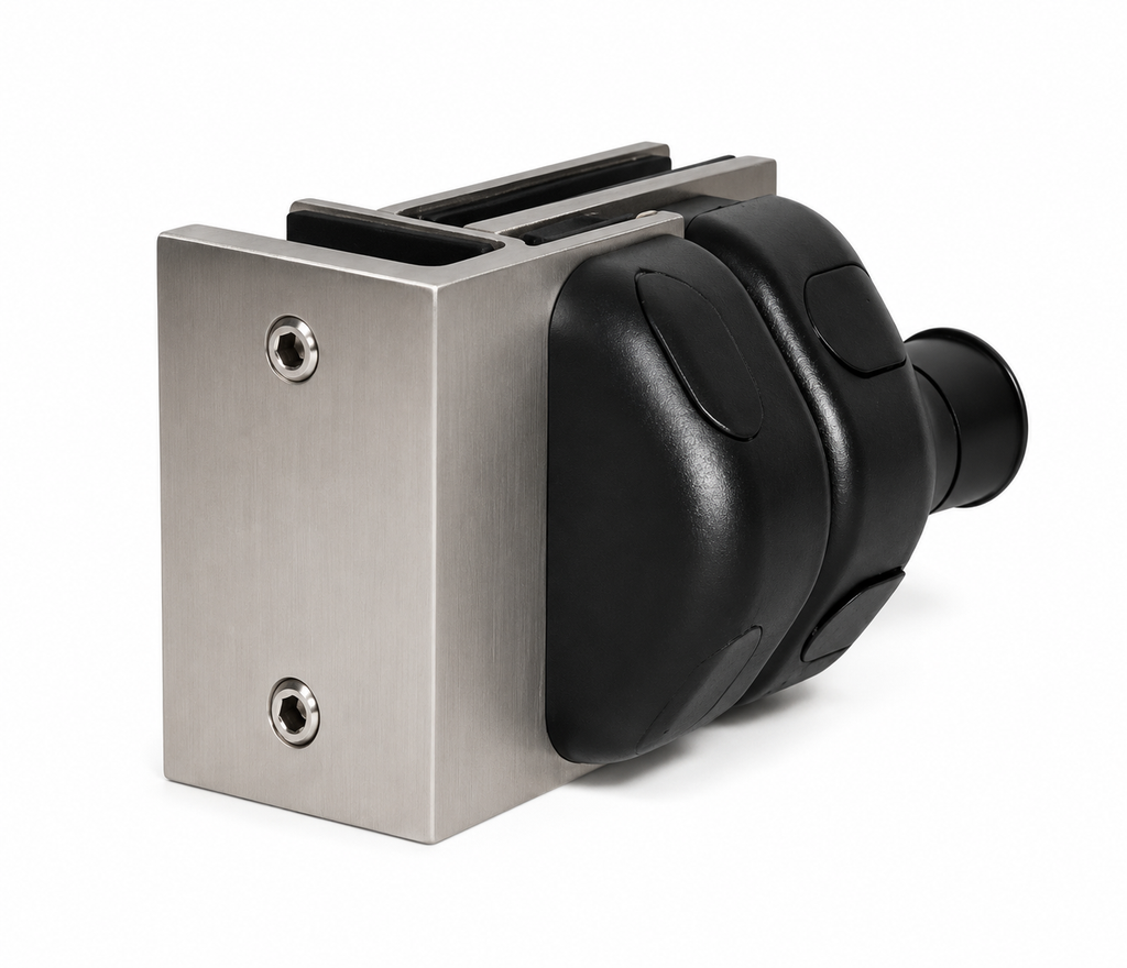 90° Left Open Glass-to-Glass Fence Lock