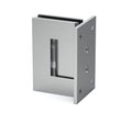 90° Heavy Duty Full-Plate Wall Mount Hinge - Chrome