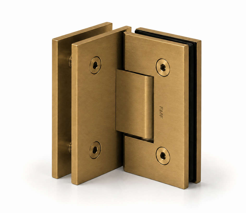 90° Heavy Duty Glass-to-Glass Hinge