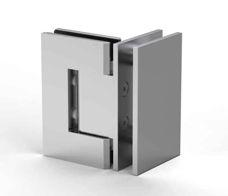 90° Heavy Duty Glass-to-Glass Hinge