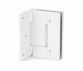 90° Offset Wall Mount Hinge - White