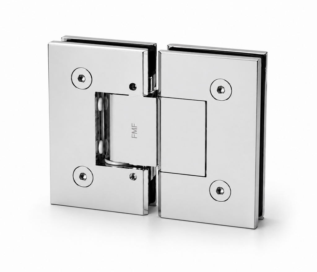 180° Adjustable Glass-Glass Hinge