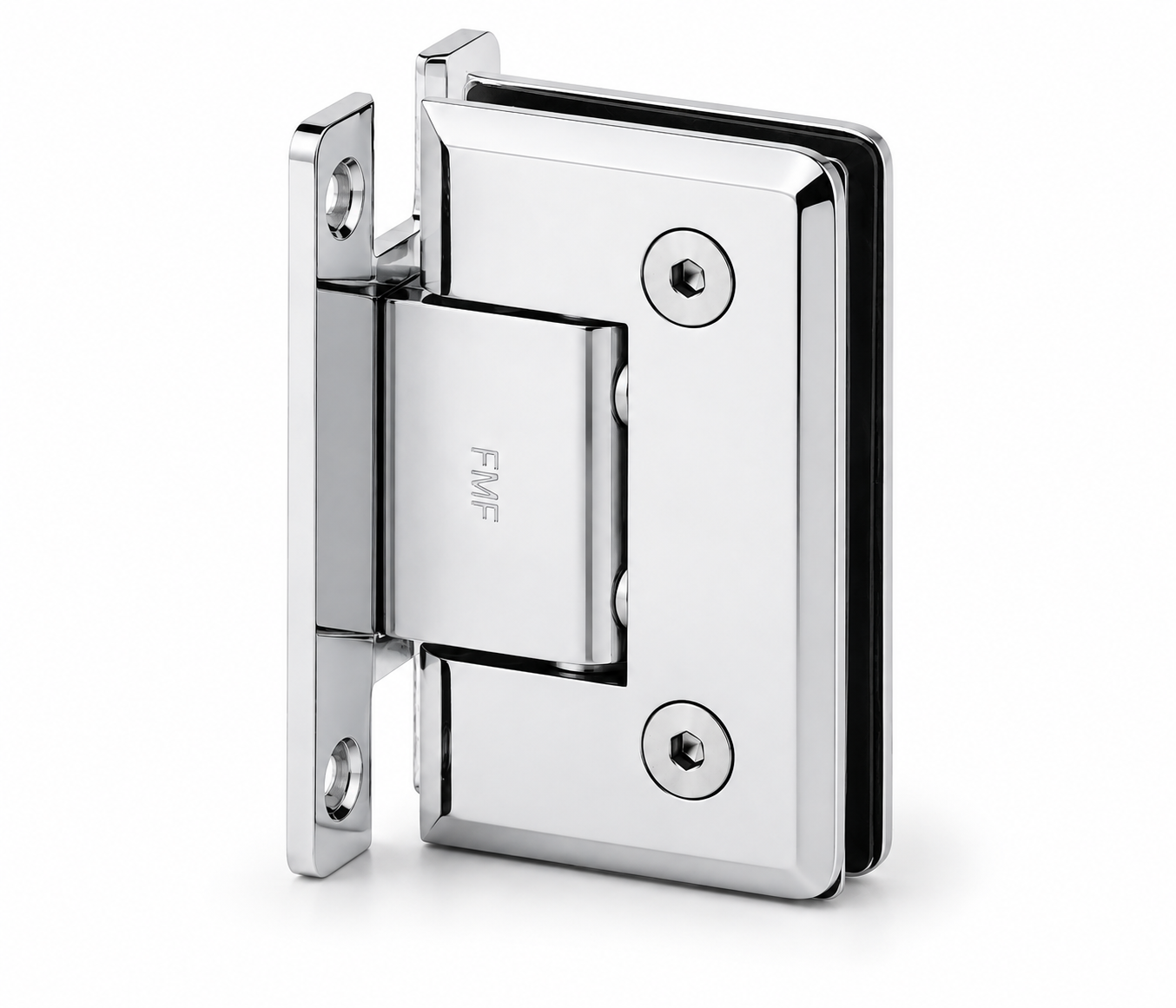 90° Bevelled Edge H-Plate Wall Mount Hinge