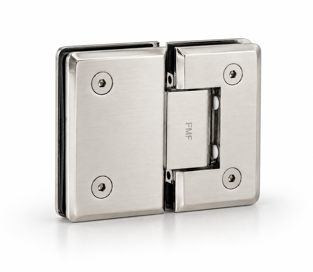 180° Bevelled Glass-to-Glass Hinge