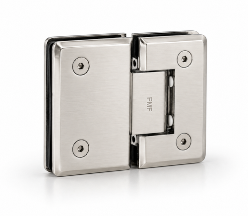 180° Bevelled Glass-to-Glass Hinge
