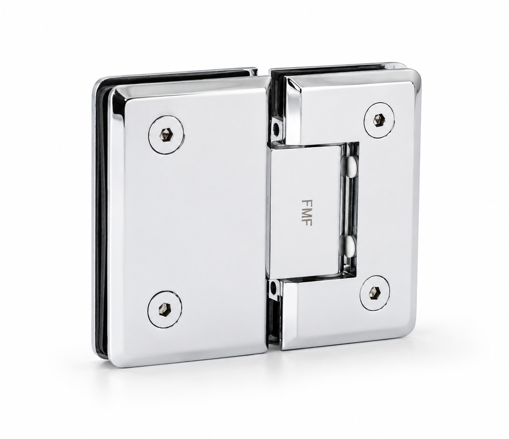 180° Bevelled Glass-to-Glass Hinge