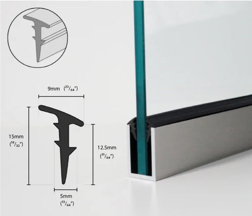 Glazing U-Channel Gasket