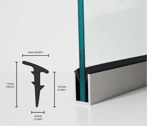 Glazing U-Channel Gasket