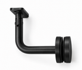 Movable Saddle Glass Mount Round Handrail Brackets