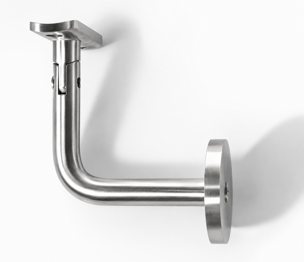 Movable Saddle Wall Mount Round Handrail Brackets