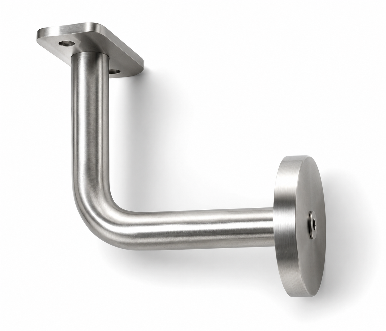Fixed Saddle Wall Mount Round Handrail Brackets