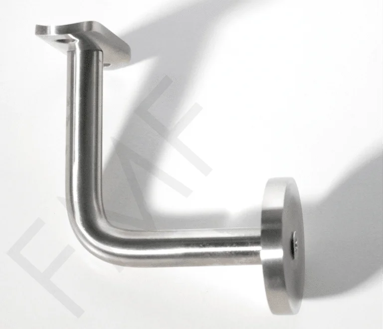 Fixed Saddle Wall Mount Round Handrail Brackets
