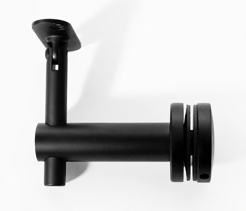 Movable Saddle Glass Mount Adjustable Handrail Brackets