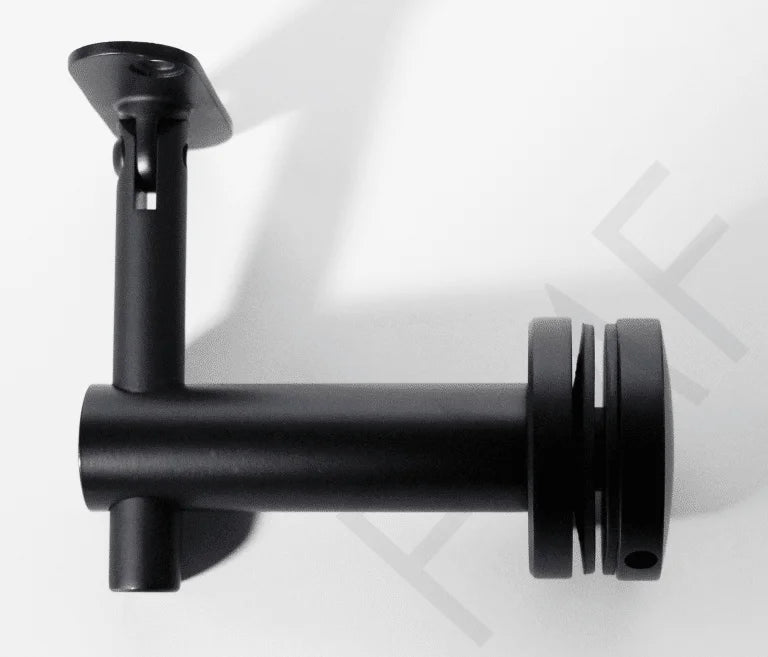 Movable Saddle Glass Mount Adjustable Handrail Brackets