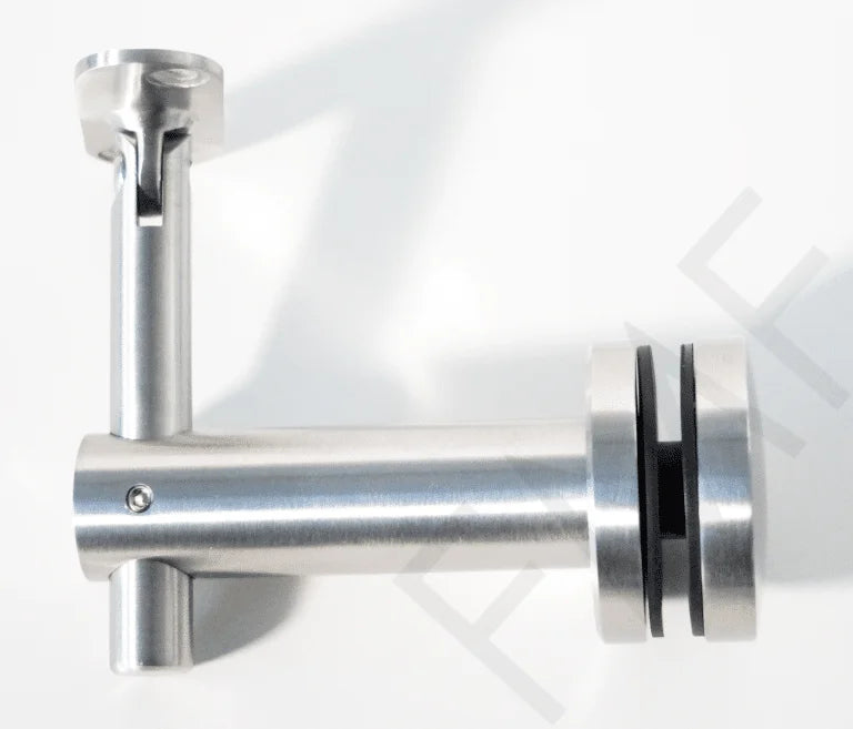 Movable Saddle Glass Mount Adjustable Handrail Brackets
