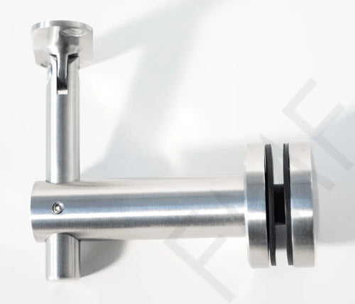 Movable Saddle Glass Mount Adjustable Handrail Brackets