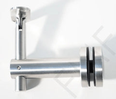 Movable Saddle Glass Mount Adjustable Handrail Brackets