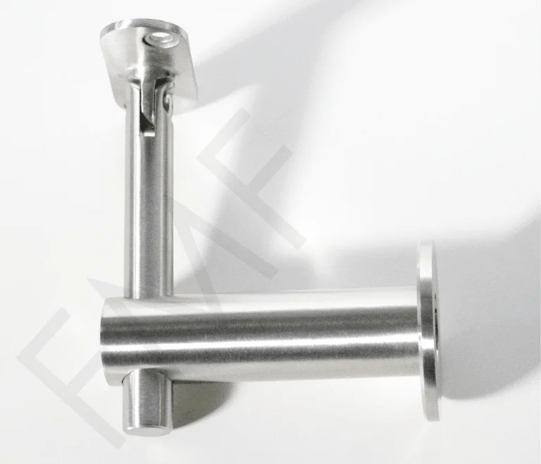 Movable Saddle Wall Mount Adjustable Handrail Brackets