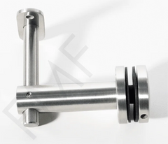 Fixed Saddle Glass Mount Adjustable Handrail Brackets