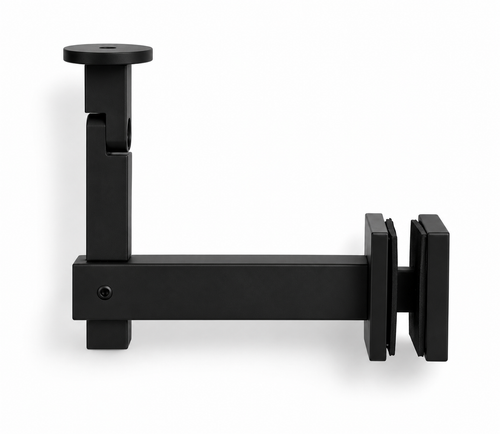 Glass Mount Square Adjustable Handrail Brackets