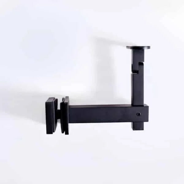 Glass Mount Square Adjustable Handrail Brackets